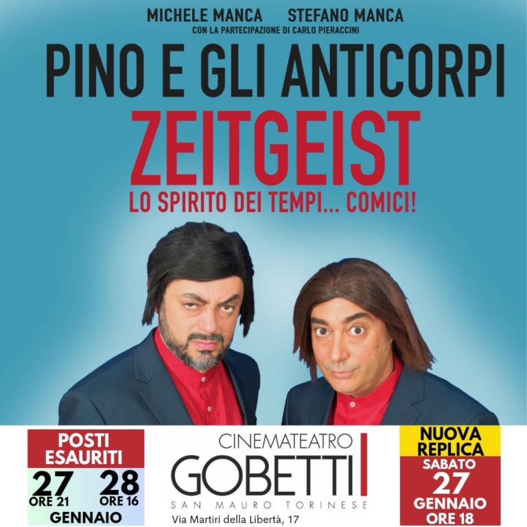 Pino E Gli Anticorpi CINEMA TEATRO GOBETTI